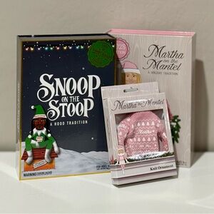 Snoop on the Stoop & Martha Stewart on the Mantle 2025 Christmas Decoration New!